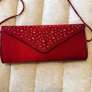 Red evening bag/clutch